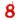 Vela número 8"