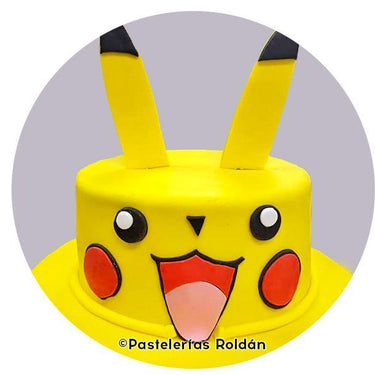 Tarta cara Pikachu