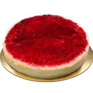 Tarta de queso y frambuesa